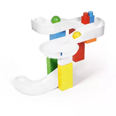 Joc de constructie - Labirintul bilutei ( 41 piese)