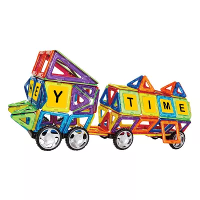 Joc de constructie magnetic - 268 piese