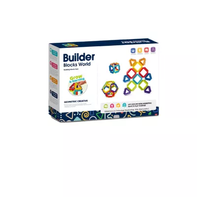 Joc de constructie STEAM - Forme magice (20 piese)