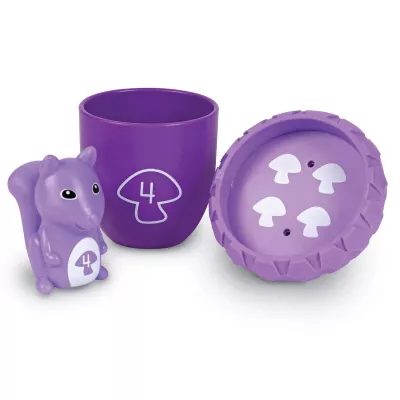 Joc de sortat si numarat - Veveritele vesele