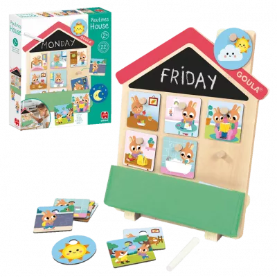 Joc educativ - Casuta cu activitati zilnice