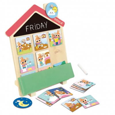 Joc educativ - Casuta cu activitati zilnice