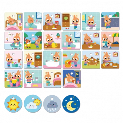 Joc educativ - Casuta cu activitati zilnice