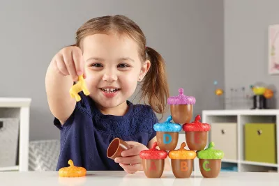 Joc educativ - Ghinde cu litere