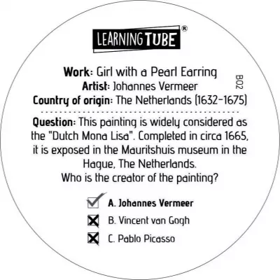 Joc Learning Tube®  - Marii artisti ai lumii