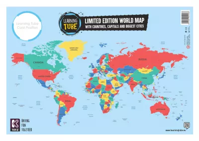 Joc Learning Tube® - Steagurile & Monumentele lumii