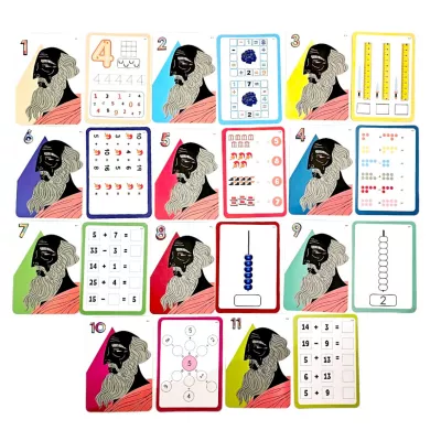 Joc matematic Learning Cube® - Pe urmele lui Arhimede