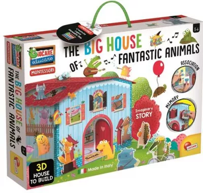 Joc Montessori - Casuta animalelor fantastice