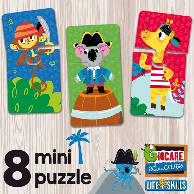 Joc Montessori - Corabia piratilor 3D