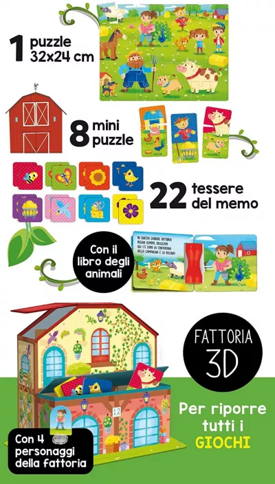 Joc Montessori - Ferma 3D