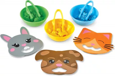 Joc motricitate & sortare - Hraneste animalutele