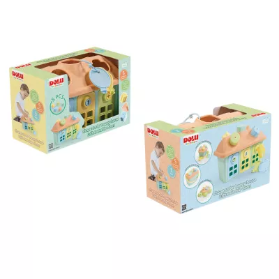 Joc sortare - Casuta pastel cu chei