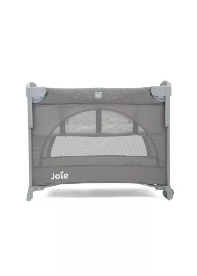 Joie - Patut pliant pentru cosleeping Kubbie Foggy Gray