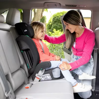 Joie - Scaun auto Elevate R129 Toffee Mesh, 76-150 cm, certificat R129