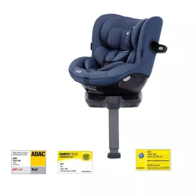 Joie - Scaun auto i-Spin 360Â° Deep Sea, 40-105 cm, testat ADAC si certificat R129