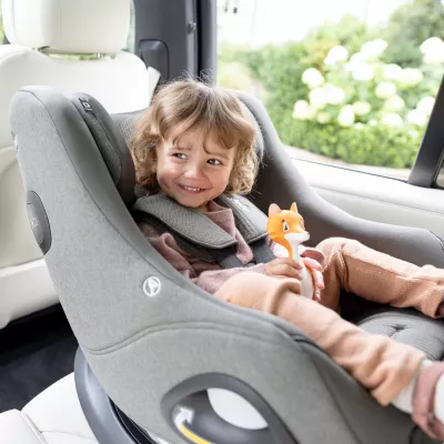 Joie - Scaun auto rotativ i-Size i-Harbour Signature Eclipse, 40-105 cm + Baza i-Size i-Base Encore, testat ADAC si certificat R129