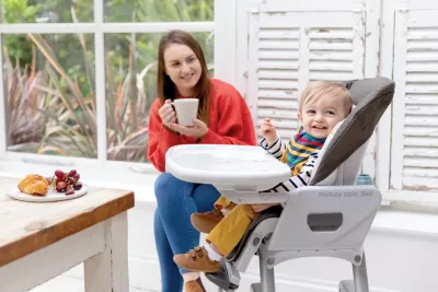 Joie - Scaun de masa Mimzy Spin 3 in 1 Geometric Mountains