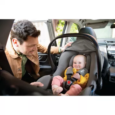 Joie - Scoica auto i-Snug 2 cu tetiera reglabila, 40-75 cm, Moonlight, testata ADAC si certificata R129