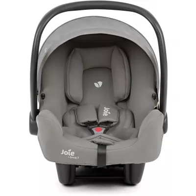 Joie - Scoica auto i-Snug 2 cu tetiera reglabila, 40-75 cm, Pebble, testata ADAC si certificata R129