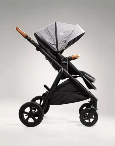 Joie - Carucior multifunctional 2 in 1, reglabil pe inaltime, Aeria Signature Carbon