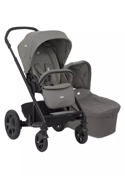 Joie - Carucior multifunctional Chrome DLX 2 in 1, Foggy Gray
