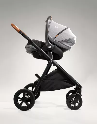 Joie - Carucior multifunctional, reglabil pe inaltime Aeria Signature, Carbon
