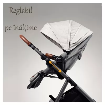 Joie - Carucior multifunctional, reglabil pe inaltime Aeria Signature, Eclipse