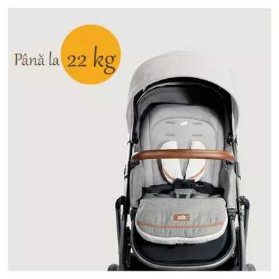 Joie - Carucior multifunctional, reglabil pe inaltime Aeria Signature, Eclipse