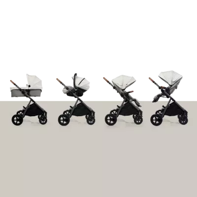 Joie - Carucior multifunctional, reglabil pe inaltime Aeria Signature, Eclipse