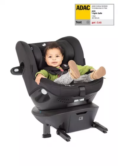 Joie - Scaun auto i-Spin Safe Coal, nastere - 105 cm, exclusiv rear-facing