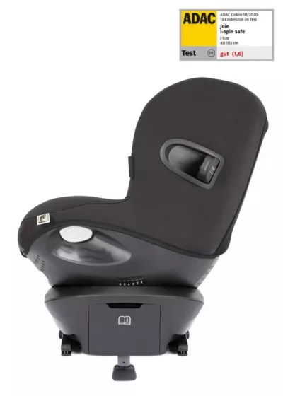 Joie - Scaun auto i-Spin Safe Coal, nastere - 105 cm, exclusiv rear-facing