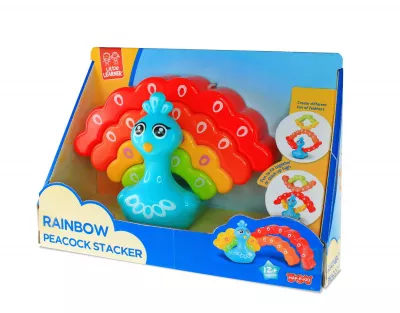 Jucarie de stivuit - Paun colorat