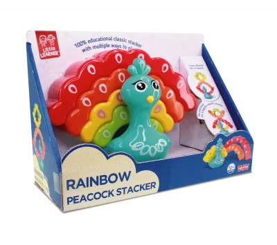 Jucarie de stivuit - Paun colorat