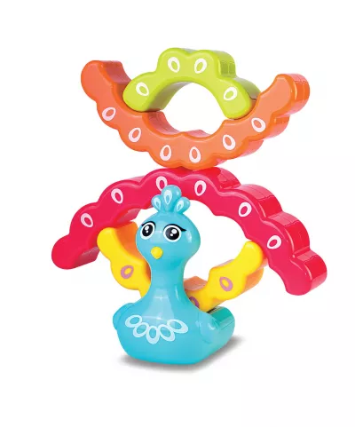 Jucarie de stivuit - Paun colorat