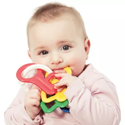 Jucarie dentitie - Cheite colorate - Ambi Toys