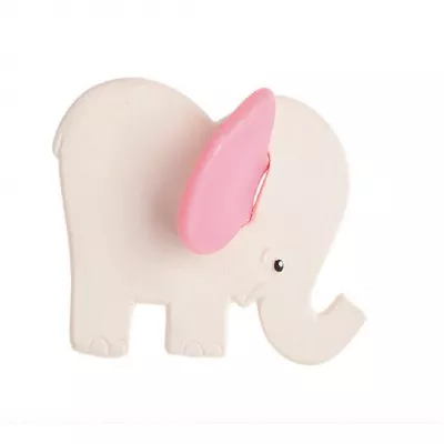 Jucarie Dentitie Elefant cu Urechi roz