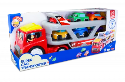 Jucarie interactiva - Camion cu platforma auto