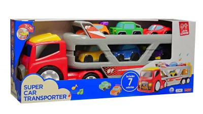 Jucarie interactiva - Camion cu platforma auto