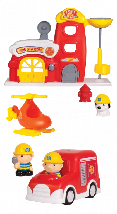 Jucarie interactiva - Prima mea statie de pompieri