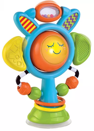 Jucarie interactiva cu ventuza - Floarea soarelui