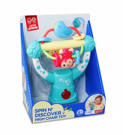 Jucarie interactiva cu ventuza - Invarte si descopera