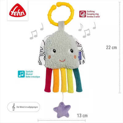 Jucarie muzicala mini - Caracatita colorata