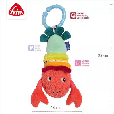 Jucarie pentru carucior cu vibratii - Racul vesel