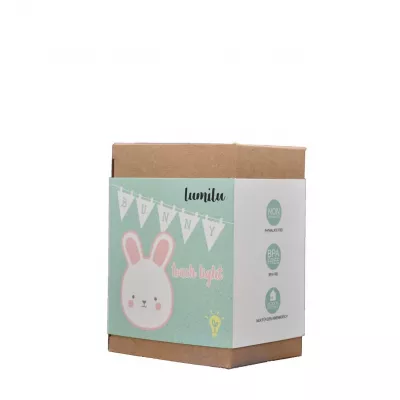 Lampa de veghe si veioza cu touch, 2in1, prindere perete, cu led, lumina reglabila si oprire cronometrata, forma iepuras, Lumilu Touch Light Bunny, Reer 52200