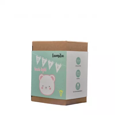 Lampa de veghe si veioza cu touch, 2in1, prindere perete, cu led, lumina reglabila si oprire cronometrata, forma ursulet, Lumilu Touch Light Bear, Reer 52210