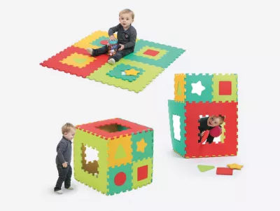 Covoras din spuma - Forme geometrice - Ludi