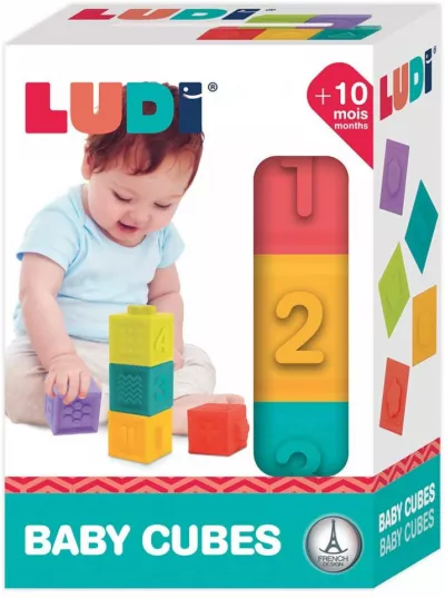 Set 5 cuburi constructie - Ludi