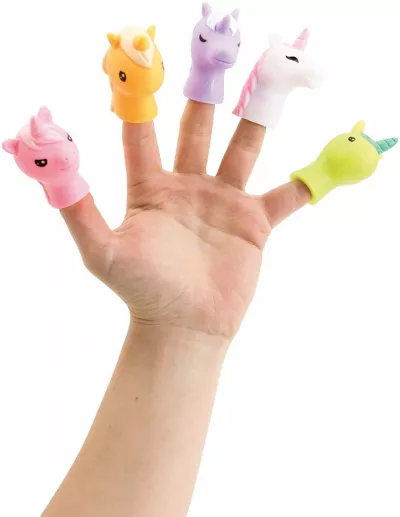 Set 5 marionete deget - Unicorn - Ludi