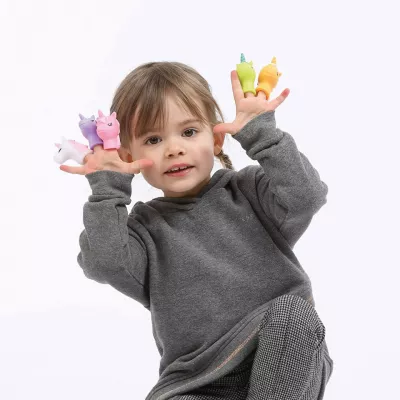 Set 5 marionete deget - Unicorn - Ludi