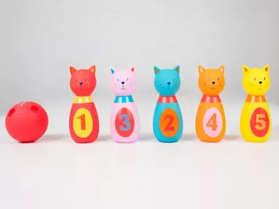 Set de popice cu pisicute - Soft - Ludi